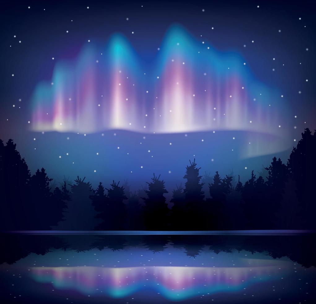 Northern Lights Composition
