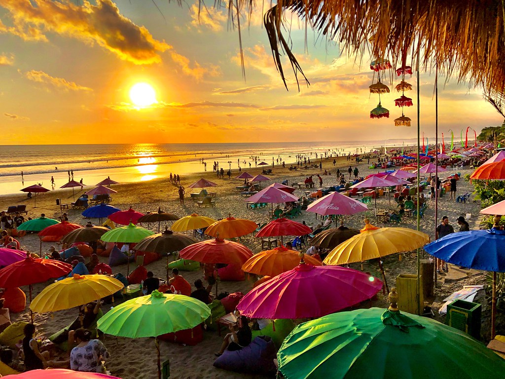 Seminyak Beach sunset