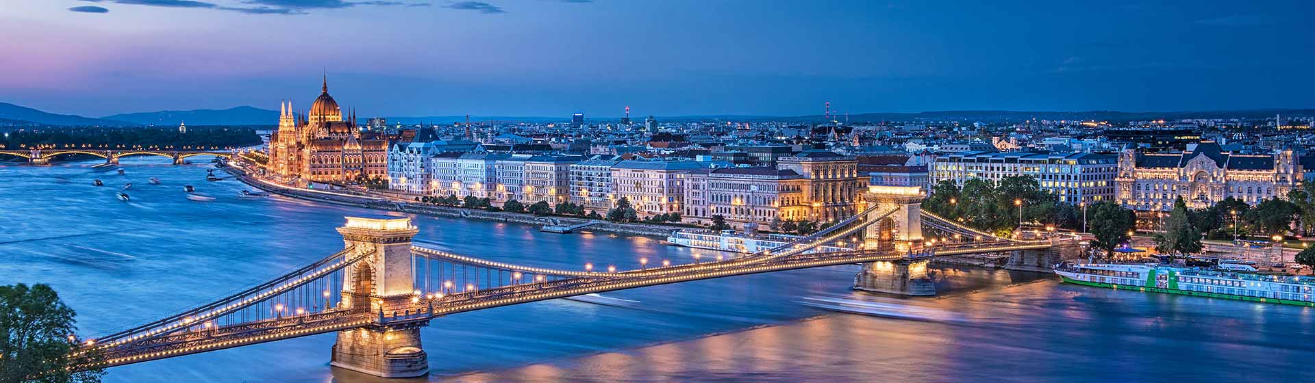 Panoramic view of Budapest