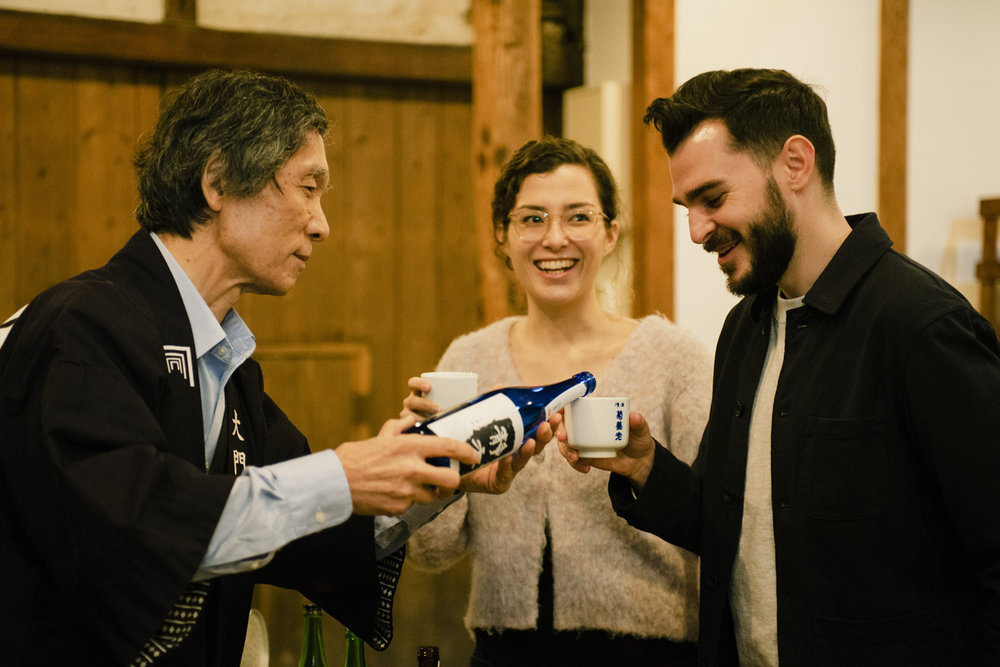 Sake tasting