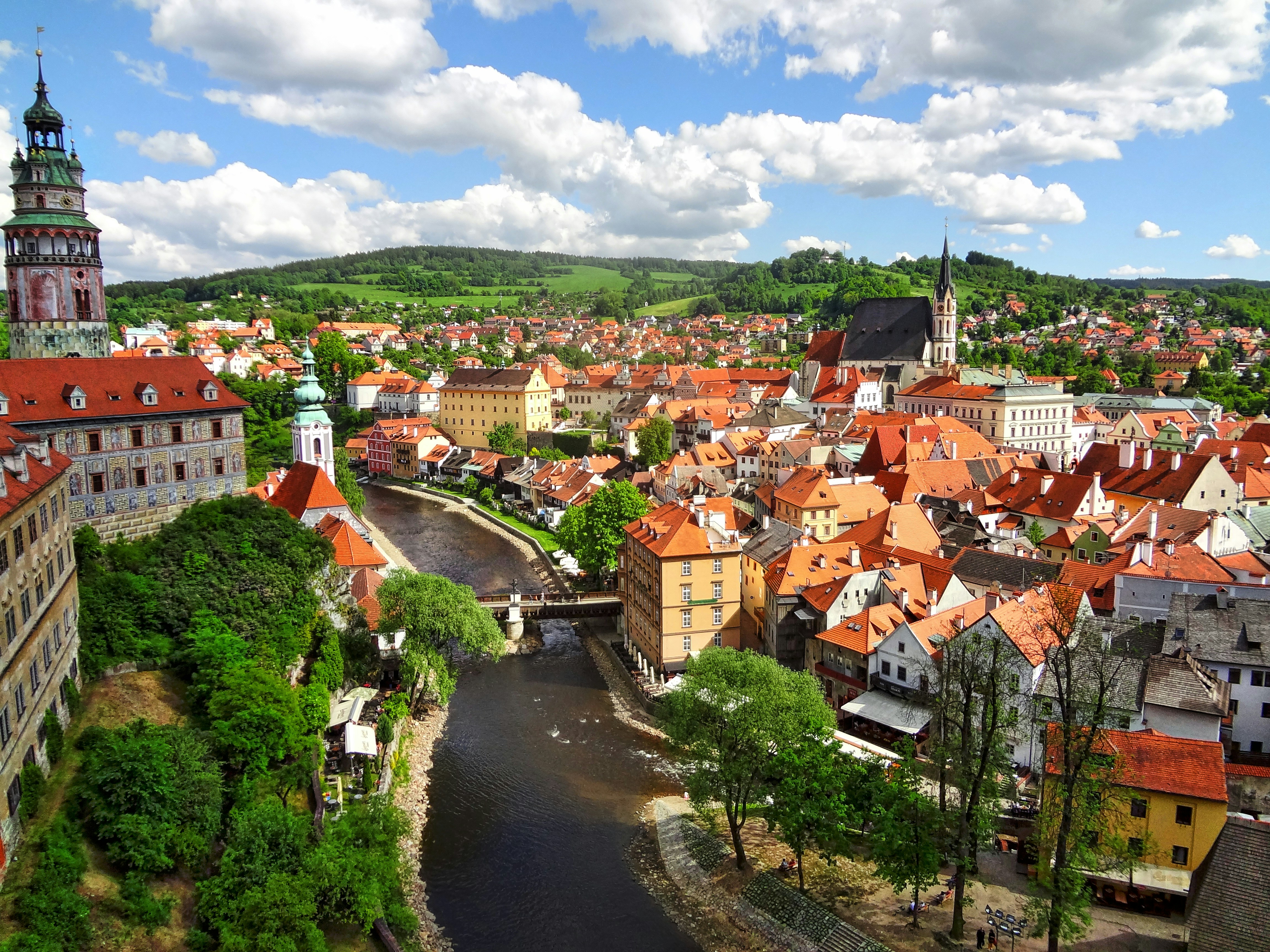 Panoramic view of Prague