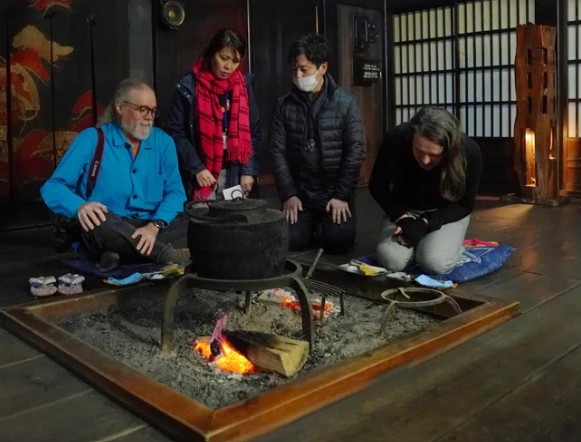 Irori hearth